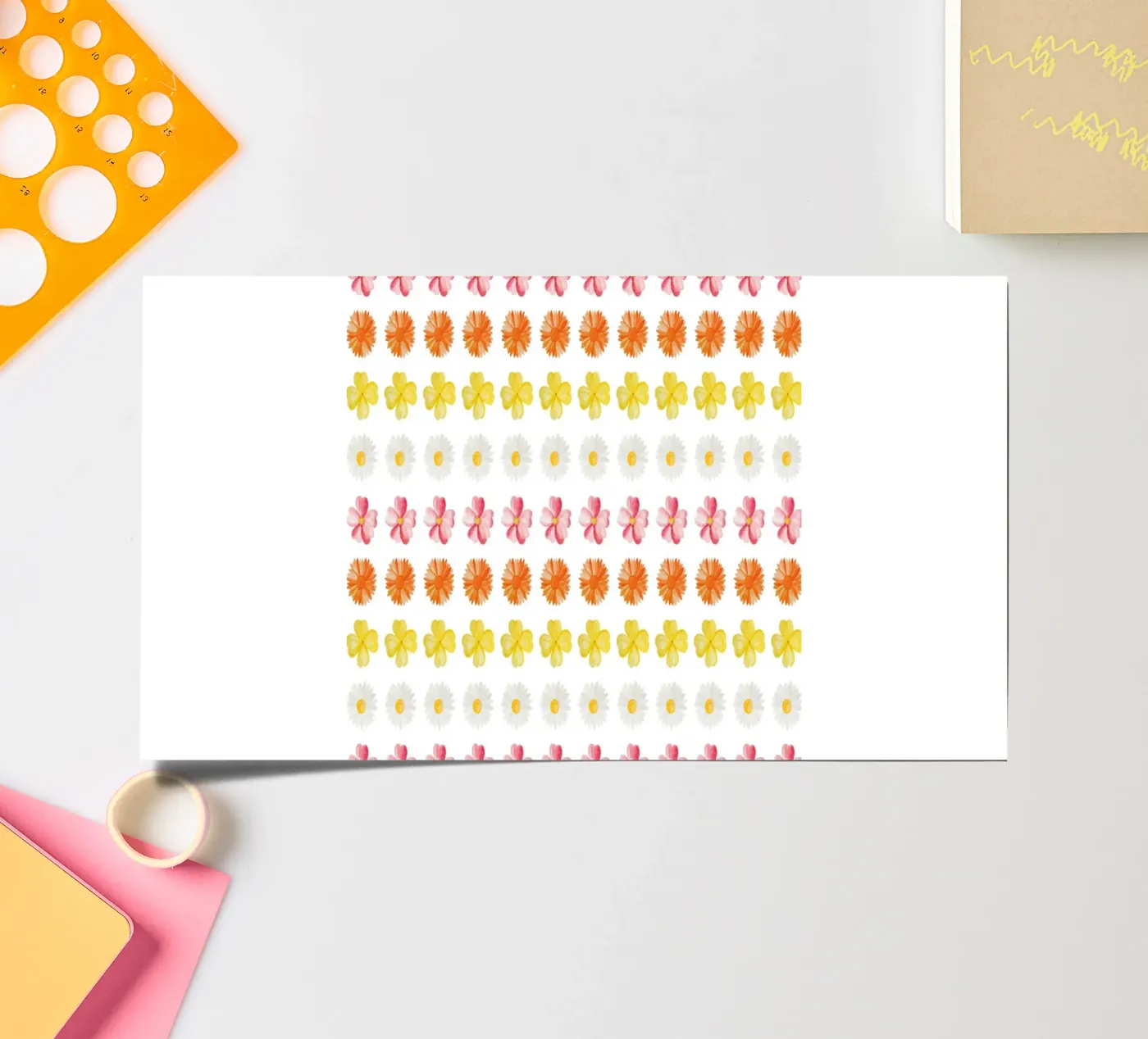 Flower Pattern #4 sticker sheet by kathrinmay