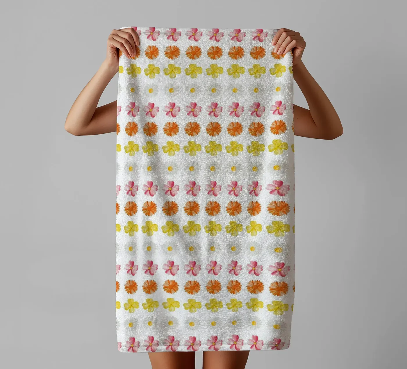 Flower Pattern #4 towel by kathrinmay