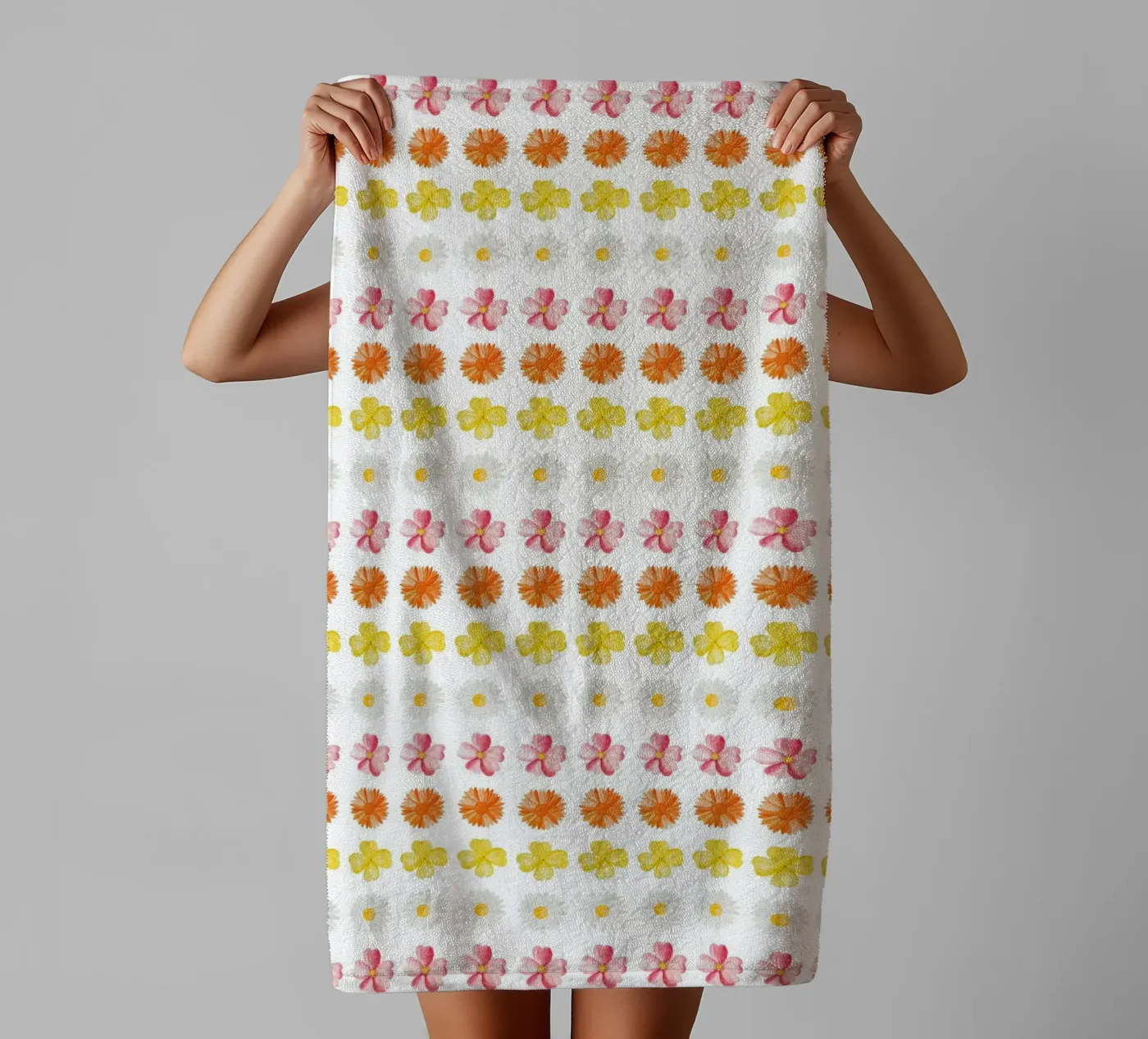 Flower Pattern #4 badhanddoek van kathrinmay