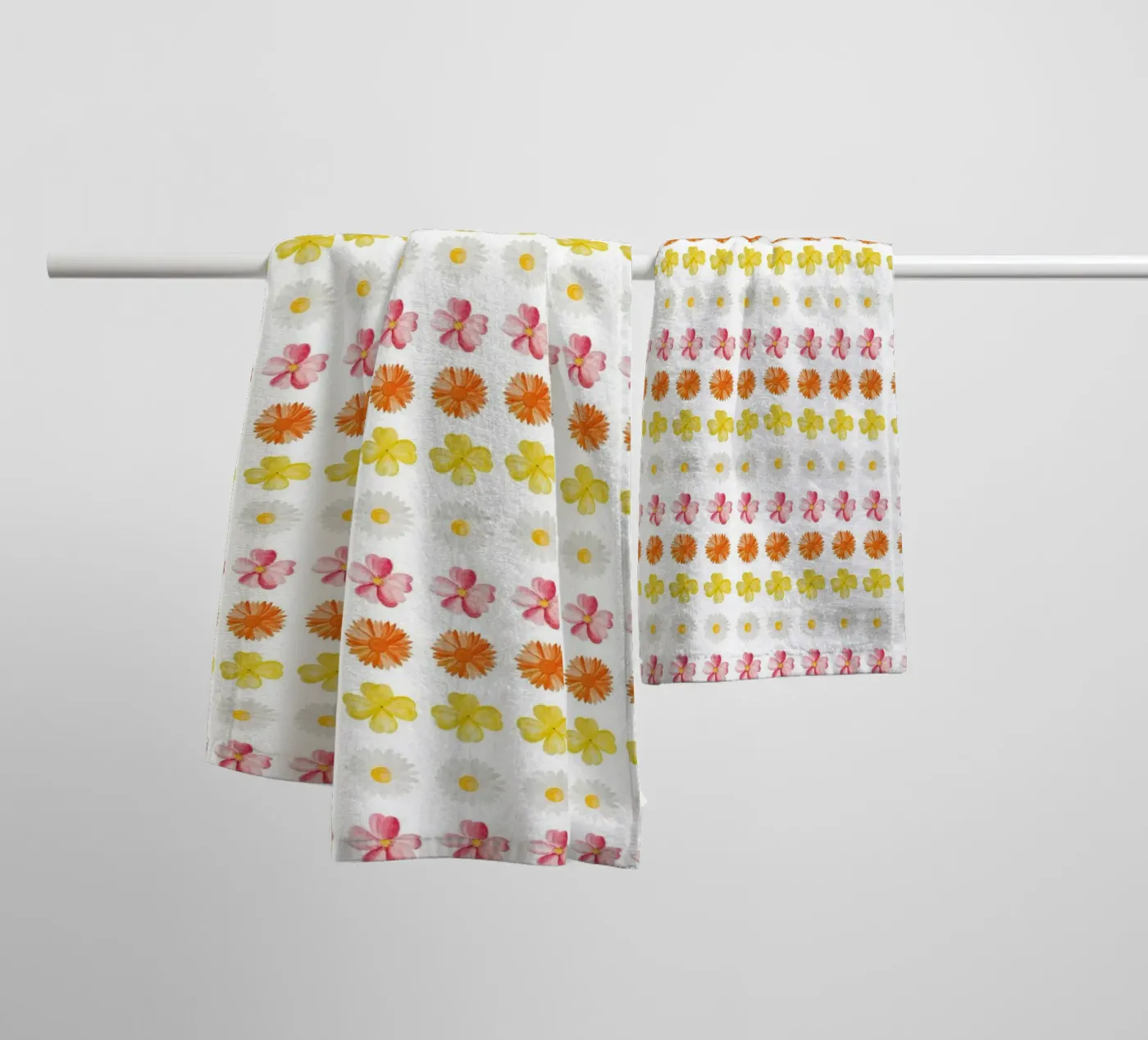 Flower Pattern #4 towel by kathrinmay