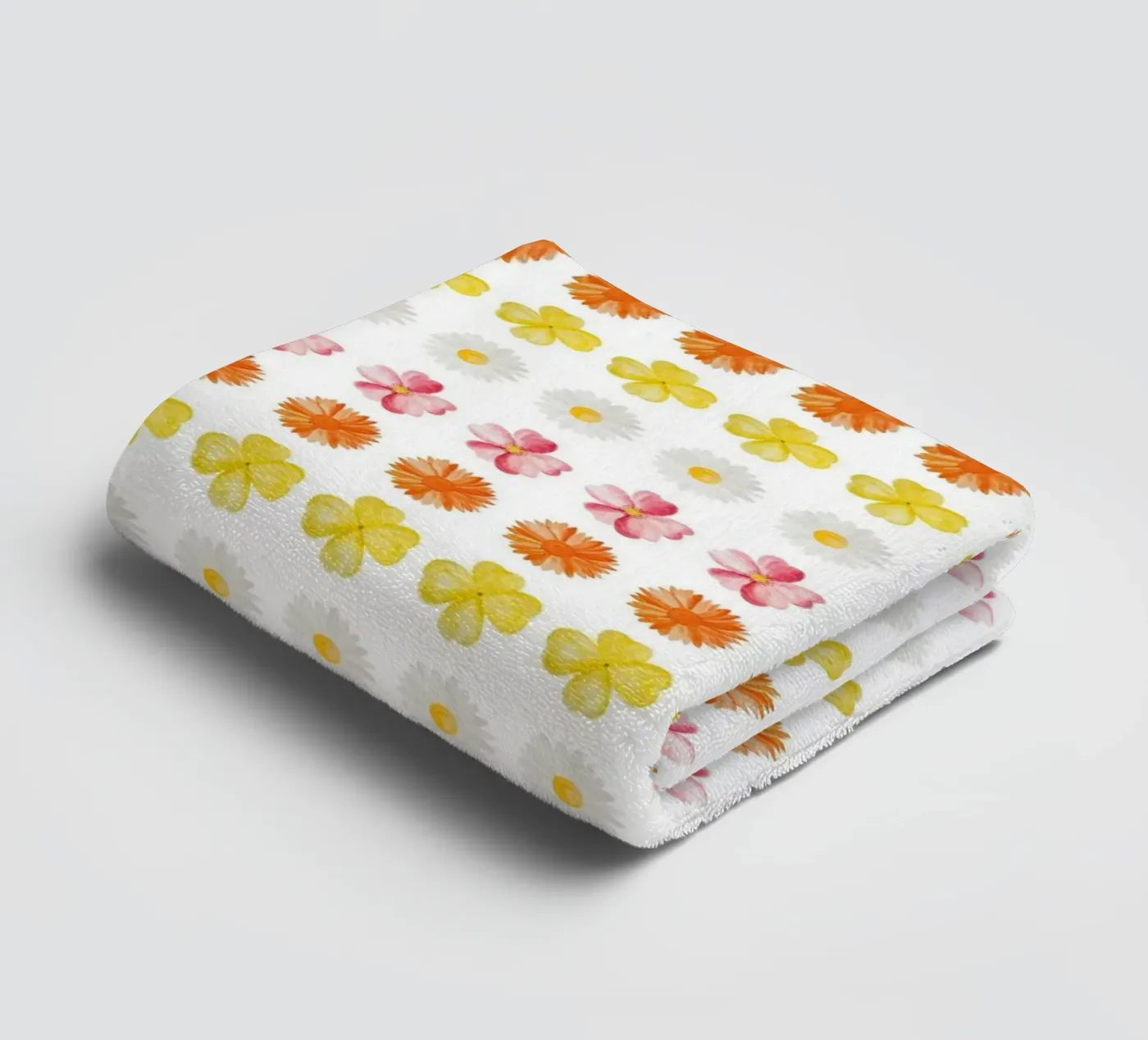 Flower Pattern #4 badhanddoek van kathrinmay