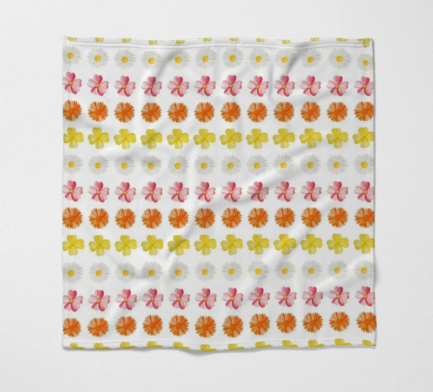 Flower Pattern #4 fleece blanket by kathrinmay
