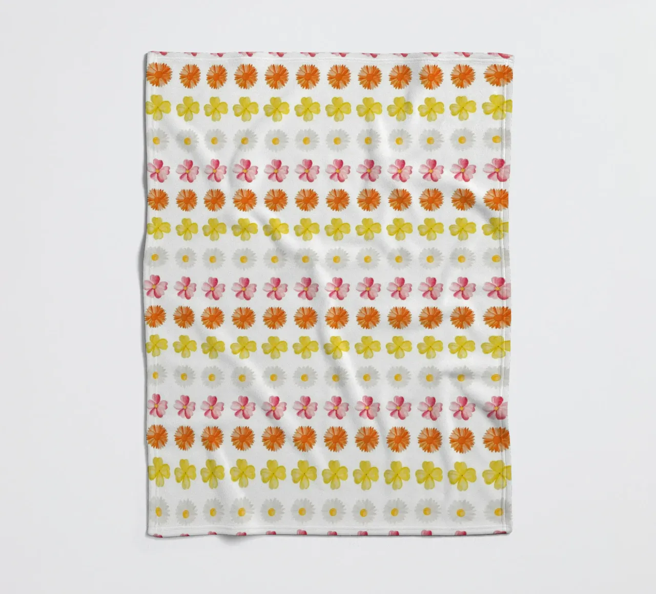 Flower Pattern #4 Fleecedecke von kathrinmay