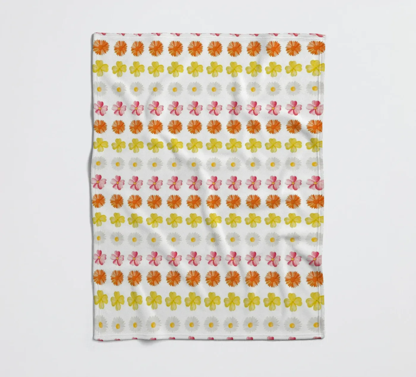 Flower Pattern #4 Fleecedecke von kathrinmay