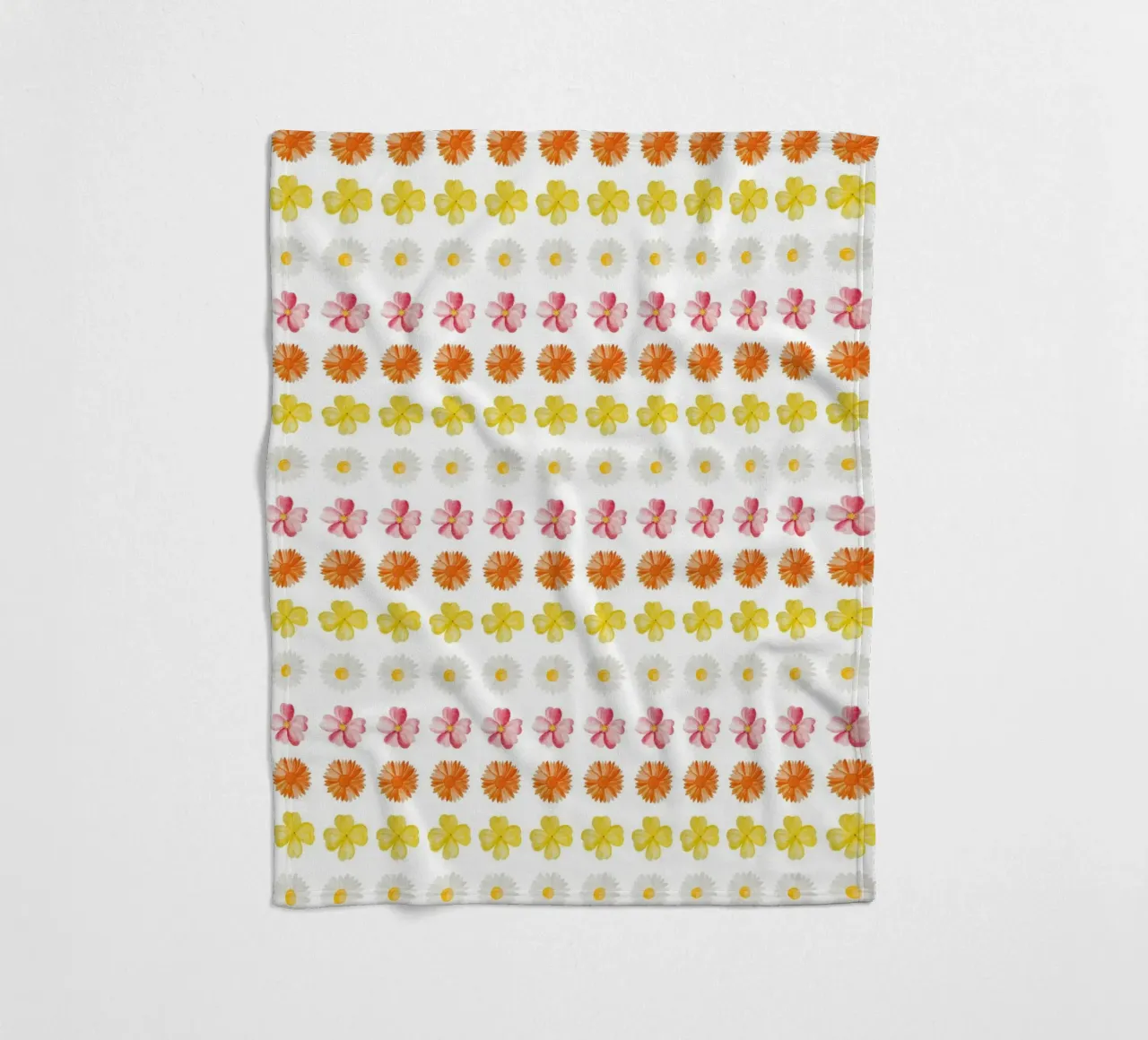 Flower Pattern #4 Fleecedecke von kathrinmay