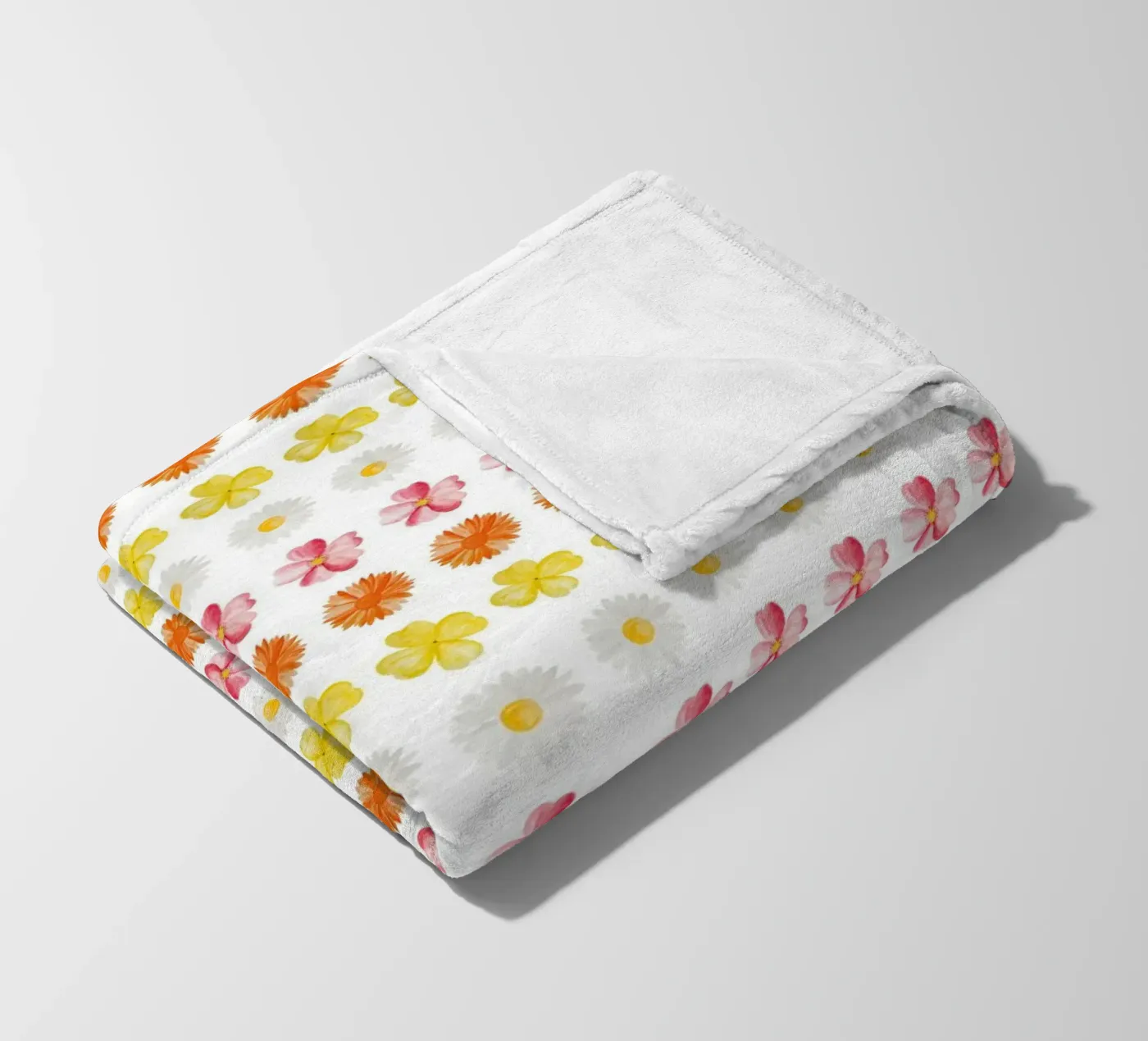 Flower Pattern #4 fleece blanket by kathrinmay
