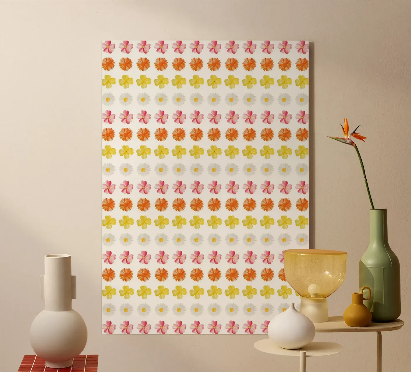 Flower Pattern #4 Acryl-Glas von kathrinmay