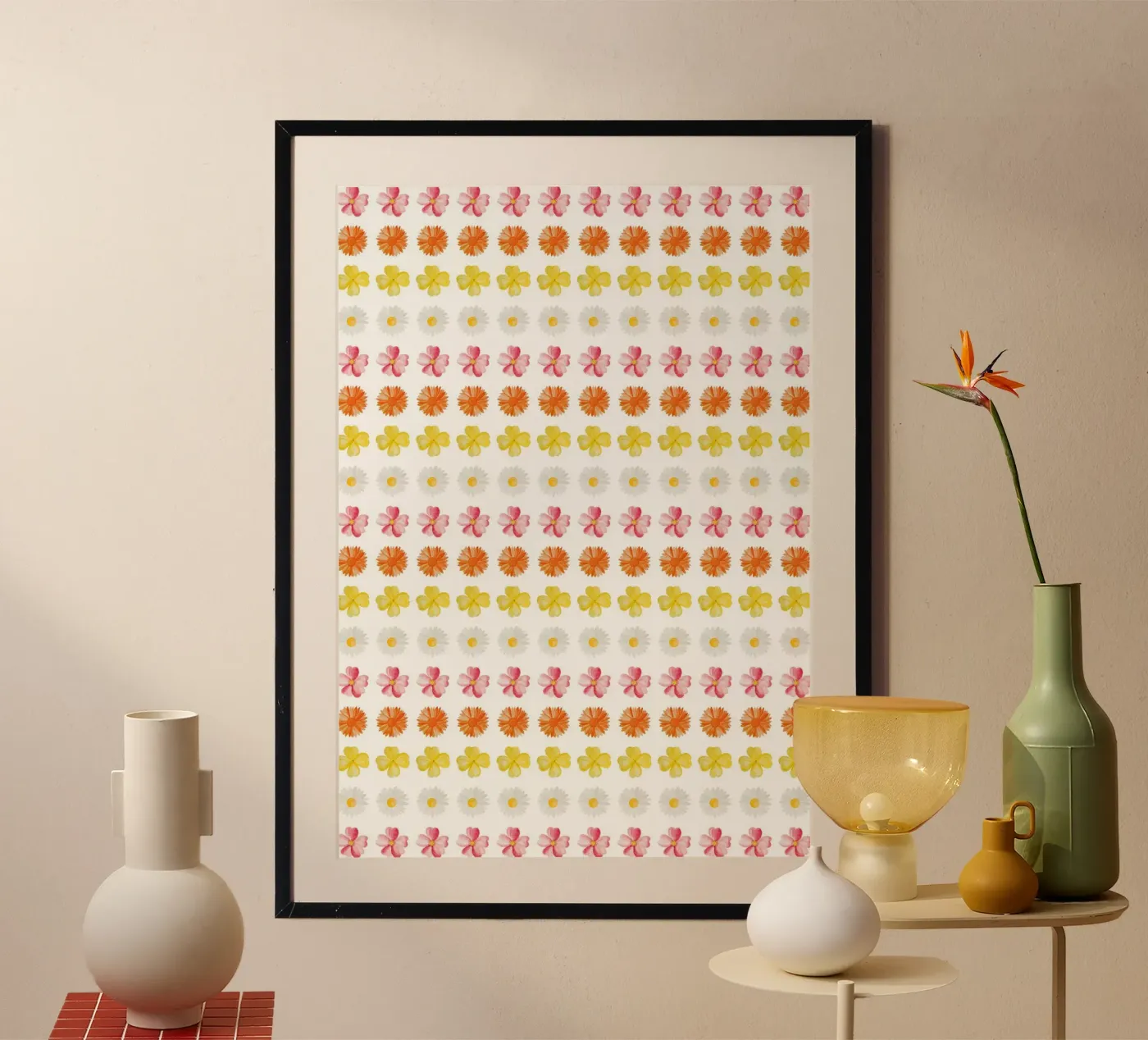 Flower Pattern #4 poster by kathrinmay