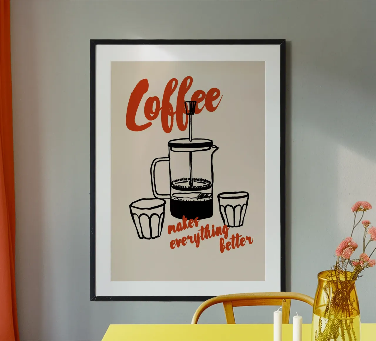 Boho Food 5 Better Coffee Hahnemühle von Boho Print Collection