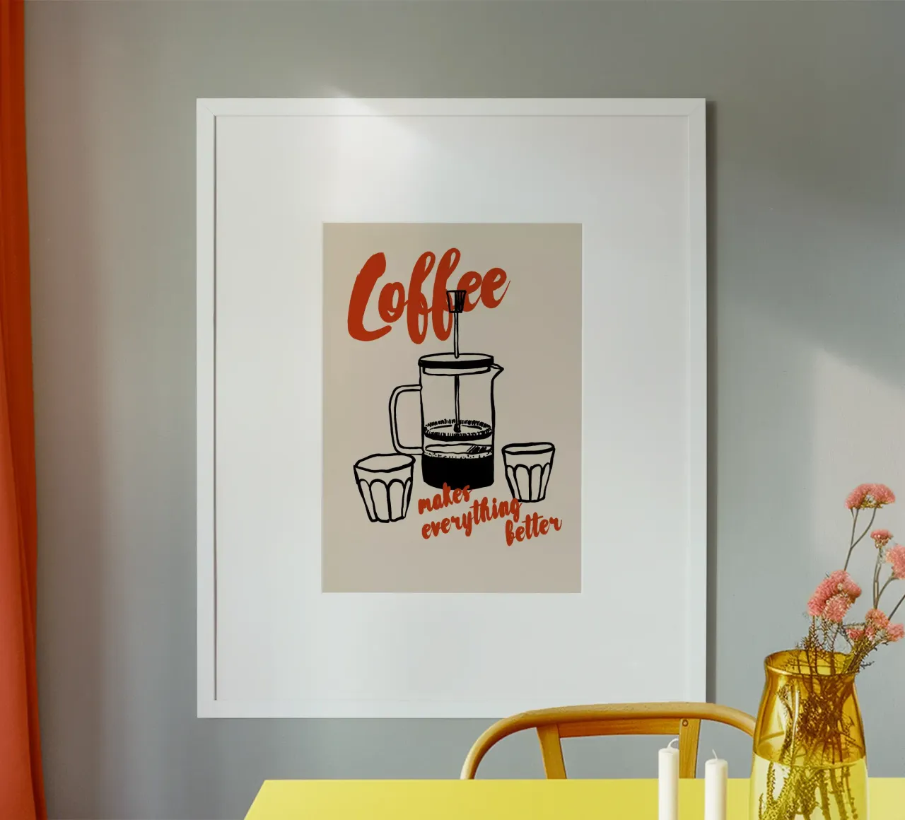 Boho Food 5 Better Coffee Hahnemühle von Boho Print Collection