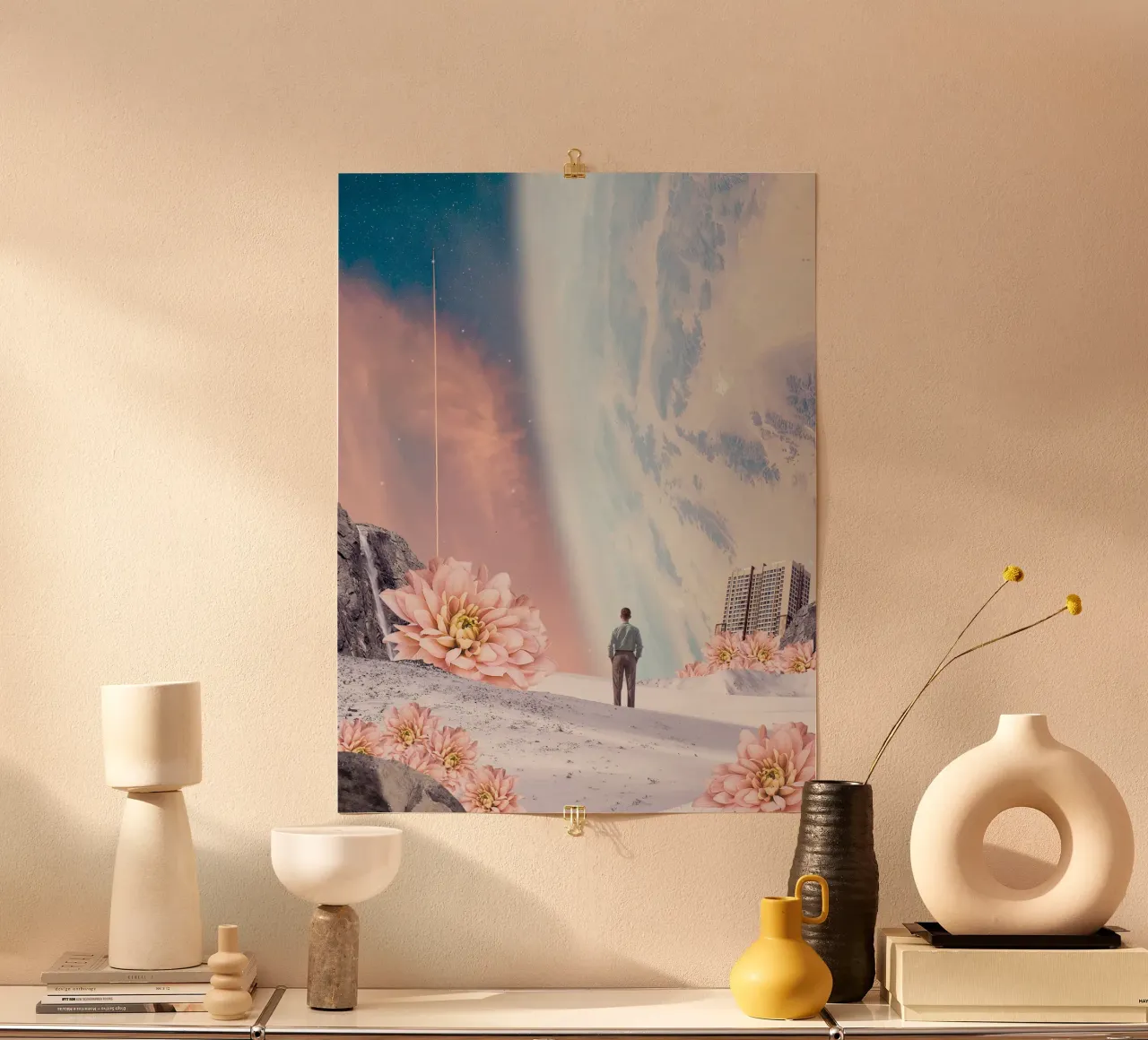 Accanto a noi poster con telaio in legno da Dapidoka