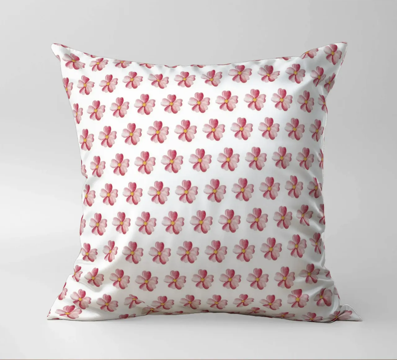 Pink Flower Pattern cuscino da kathrinmay