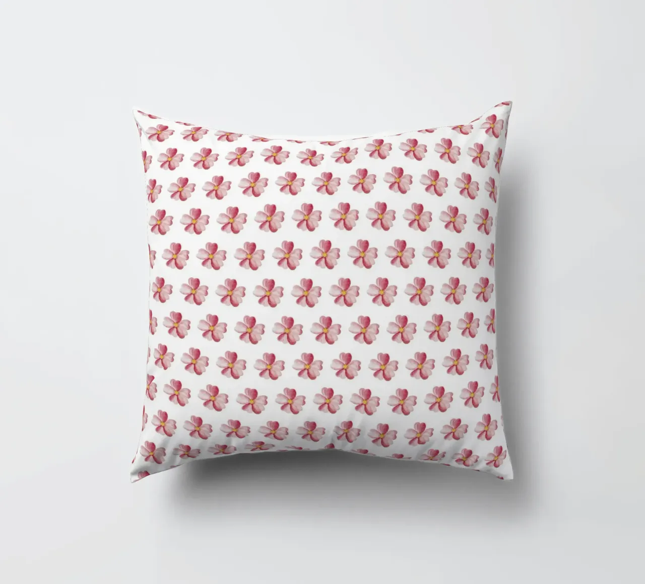 Pink Flower Pattern cuscino da kathrinmay