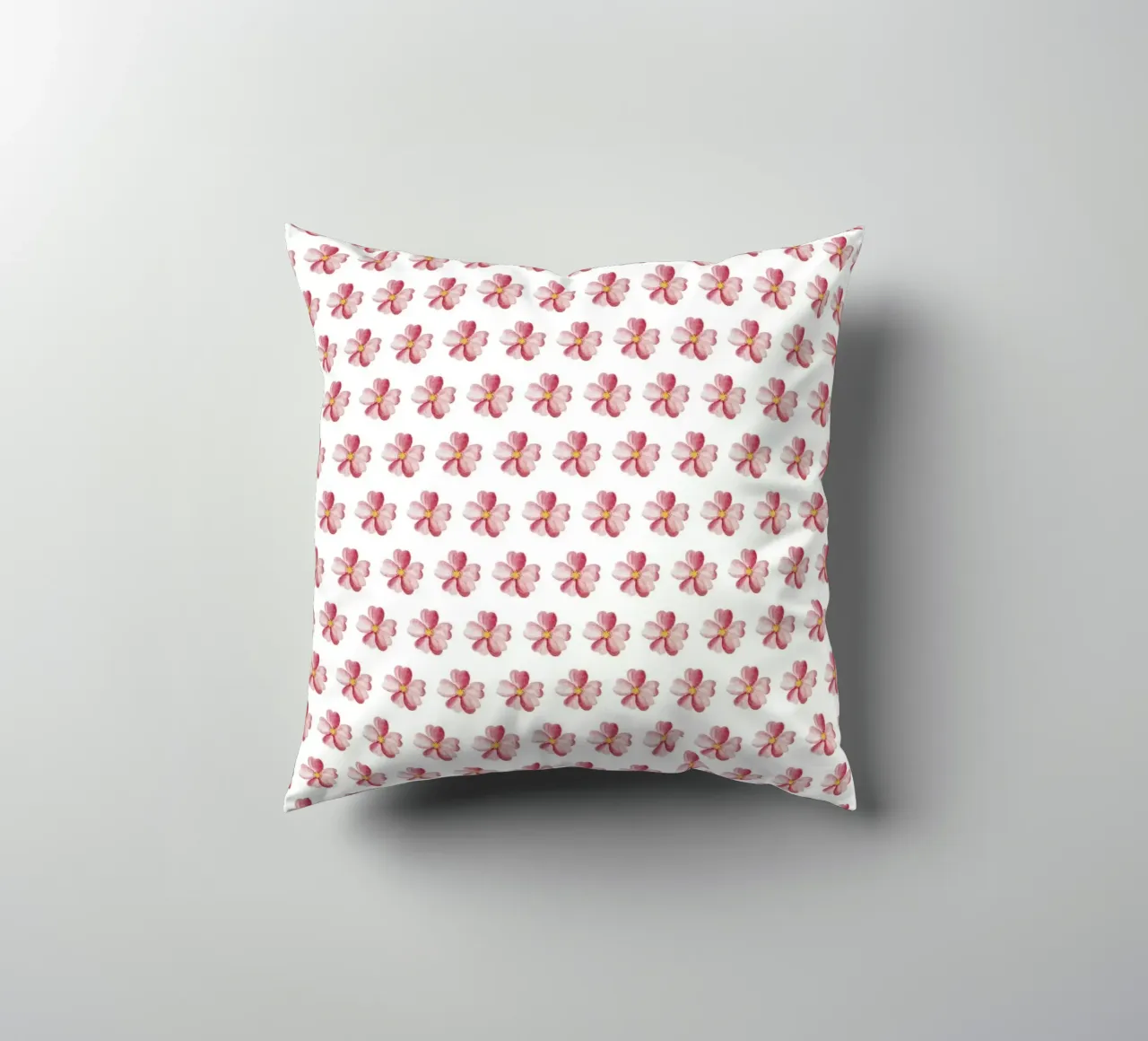 Pink Flower Pattern cuscino da kathrinmay