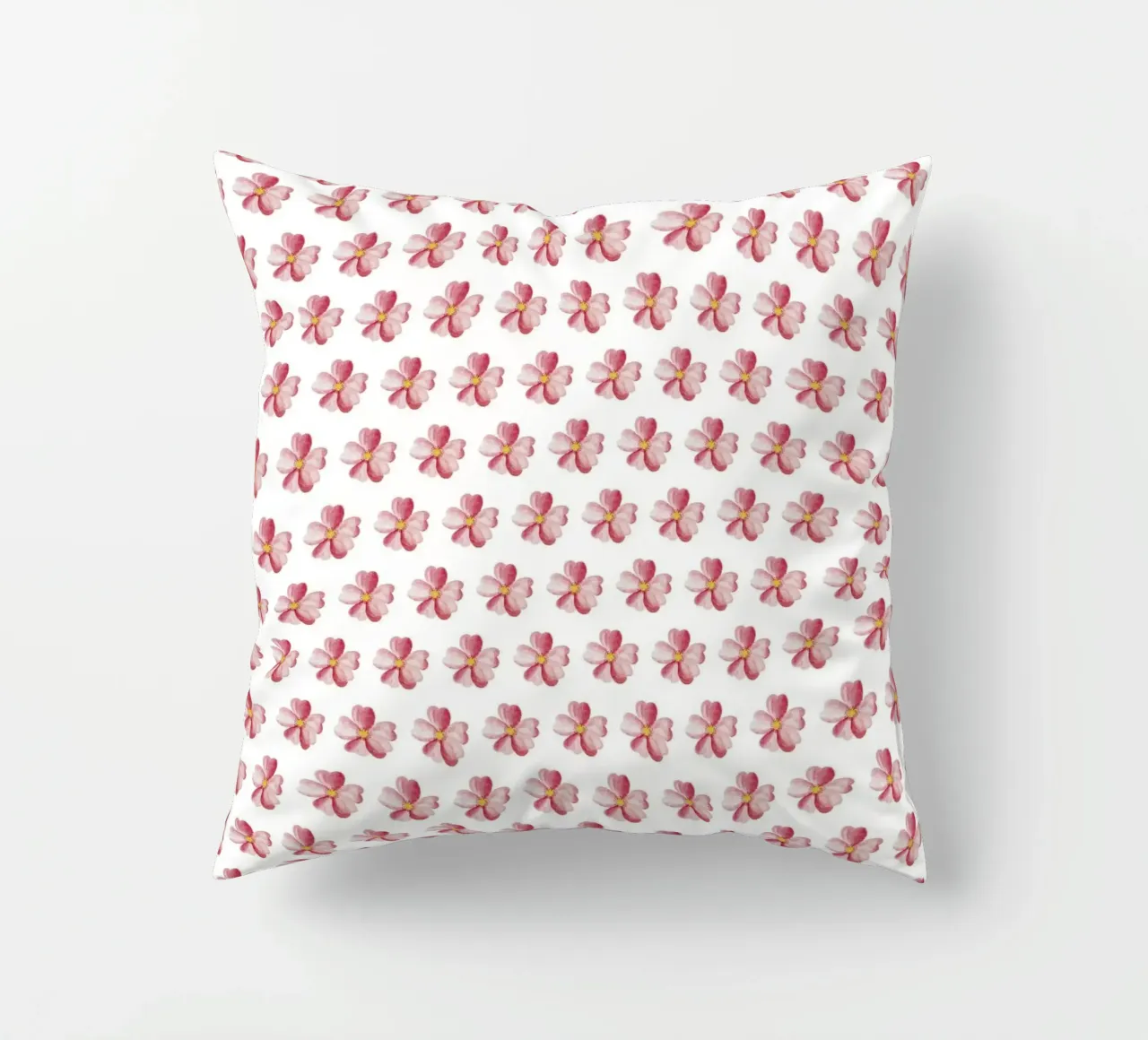 Pink Flower Pattern cuscino da kathrinmay