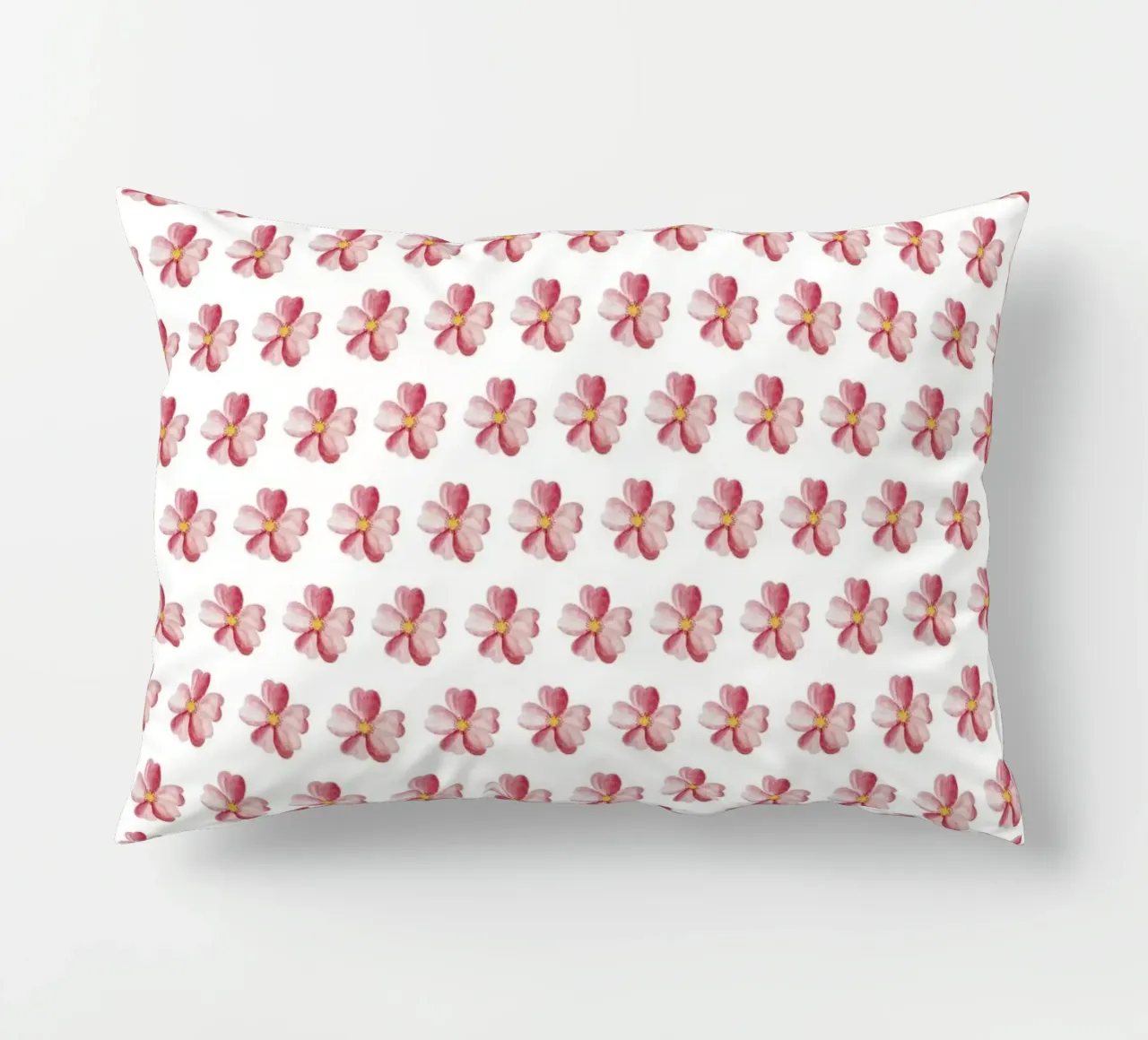 Pink Flower Pattern cuscino da kathrinmay