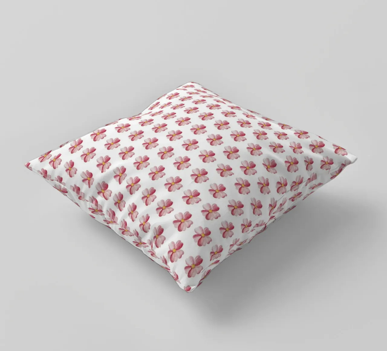 Pink Flower Pattern cuscino da kathrinmay