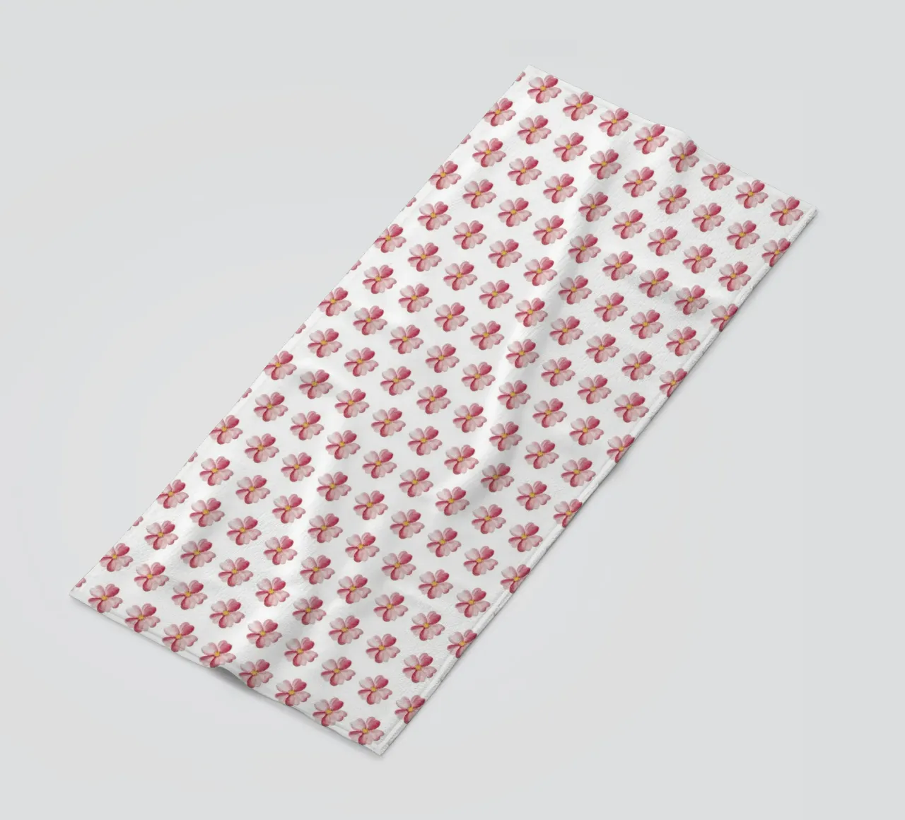 Pink Flower Pattern telo mare da kathrinmay