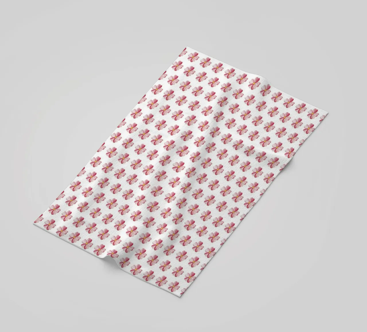 Pink Flower Pattern telo mare da kathrinmay