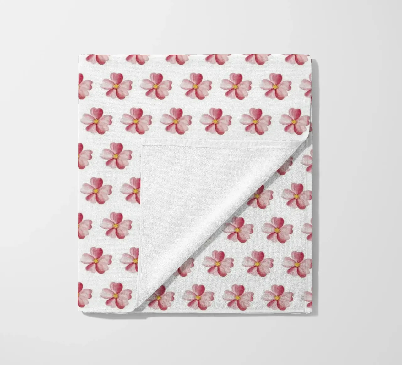 Pink Flower Pattern telo mare da kathrinmay