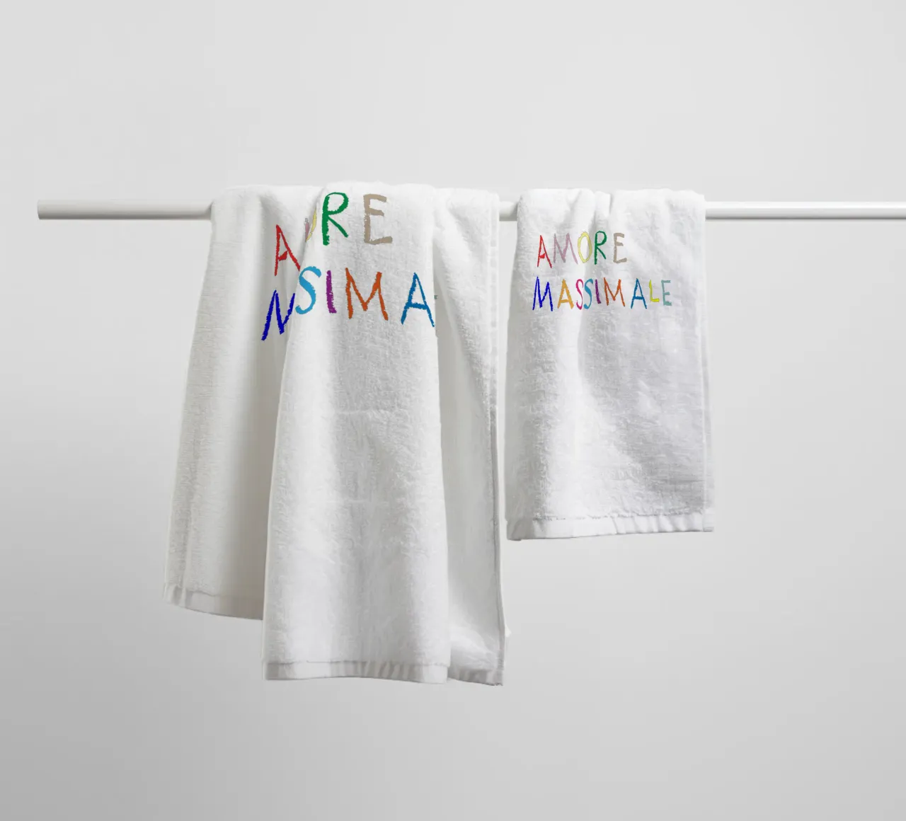Amore massimale asciugamano da bagno da Brushmeetspaper