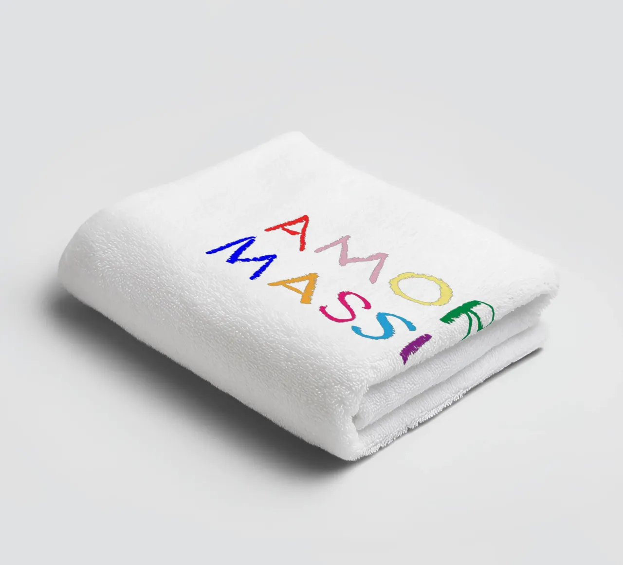 Amore massimale asciugamano da bagno da Brushmeetspaper