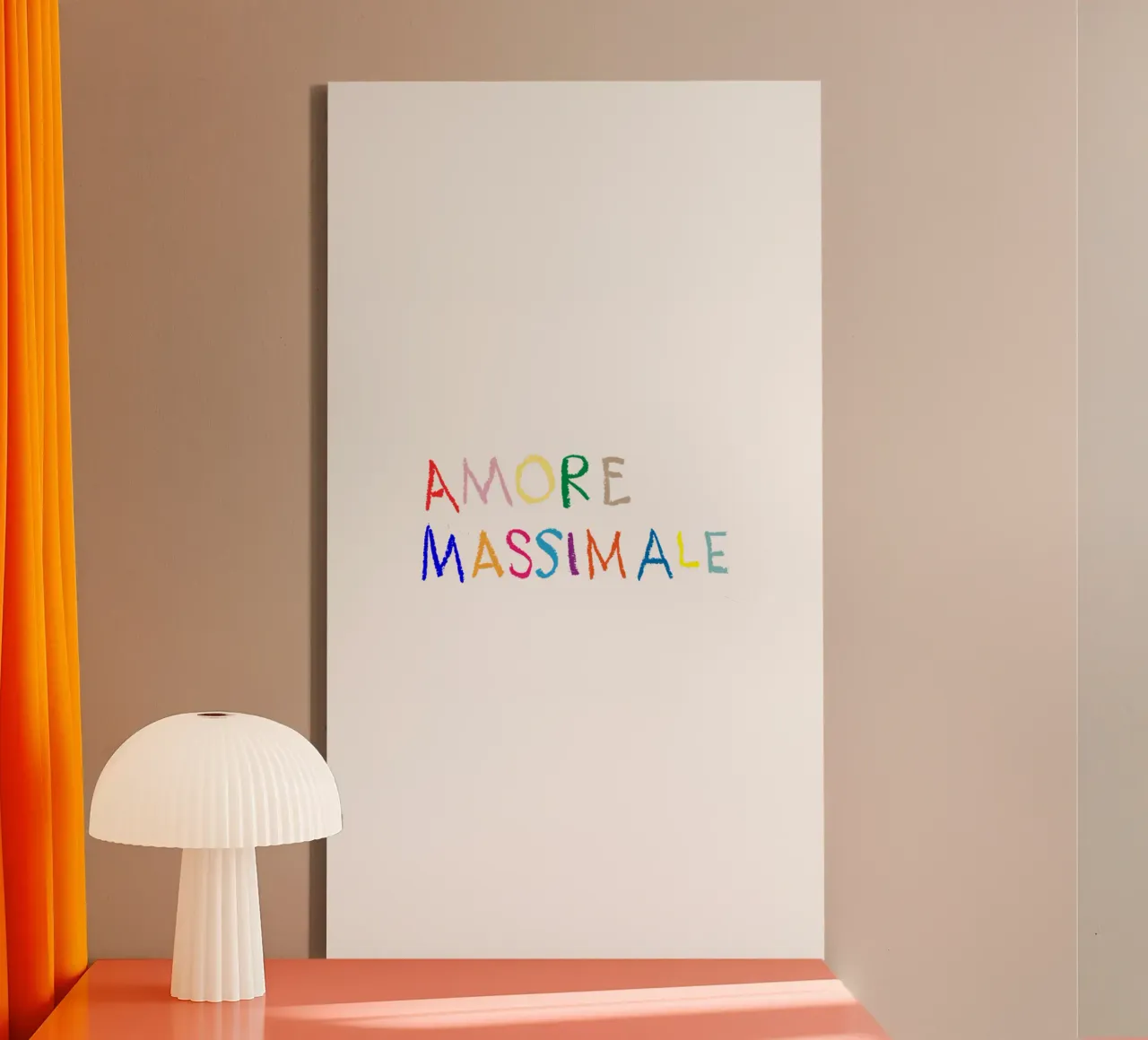 Amore massimale tela con Cornice a cassetta da Brushmeetspaper