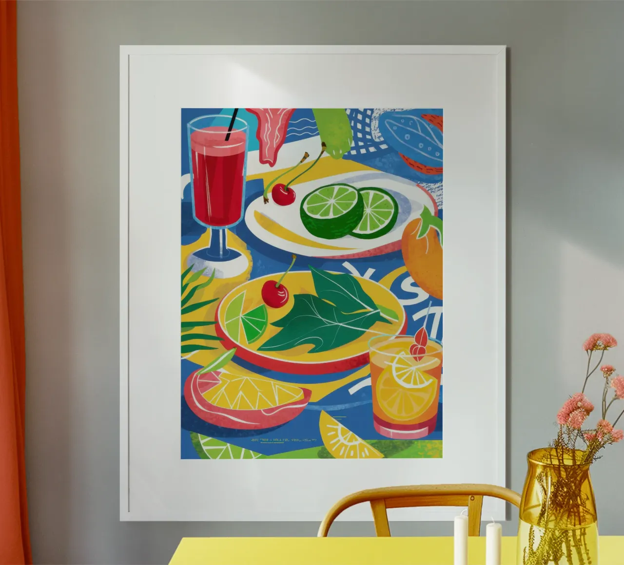 Pranzo tropicale poster da Enter Bloom