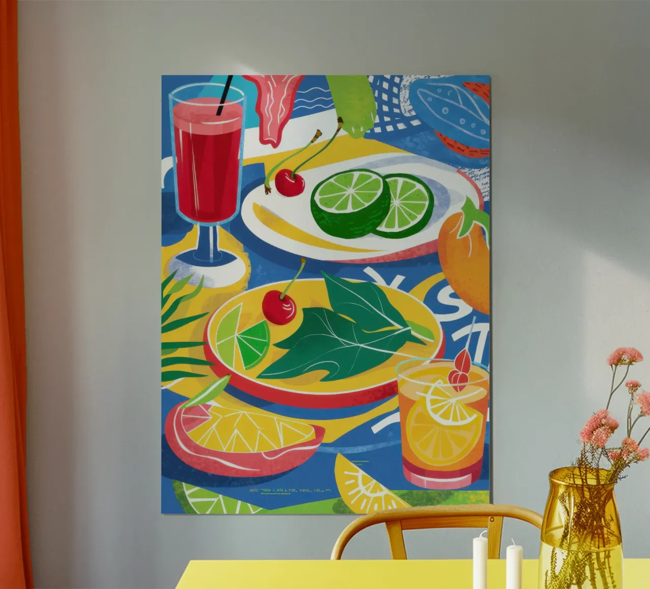 Pranzo tropicale poster da Enter Bloom