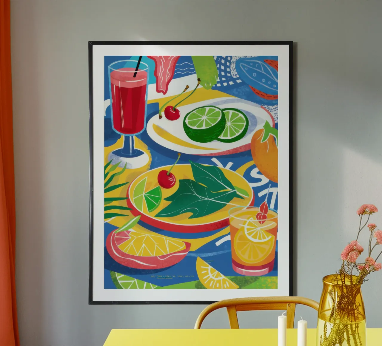 Pranzo tropicale poster da Enter Bloom