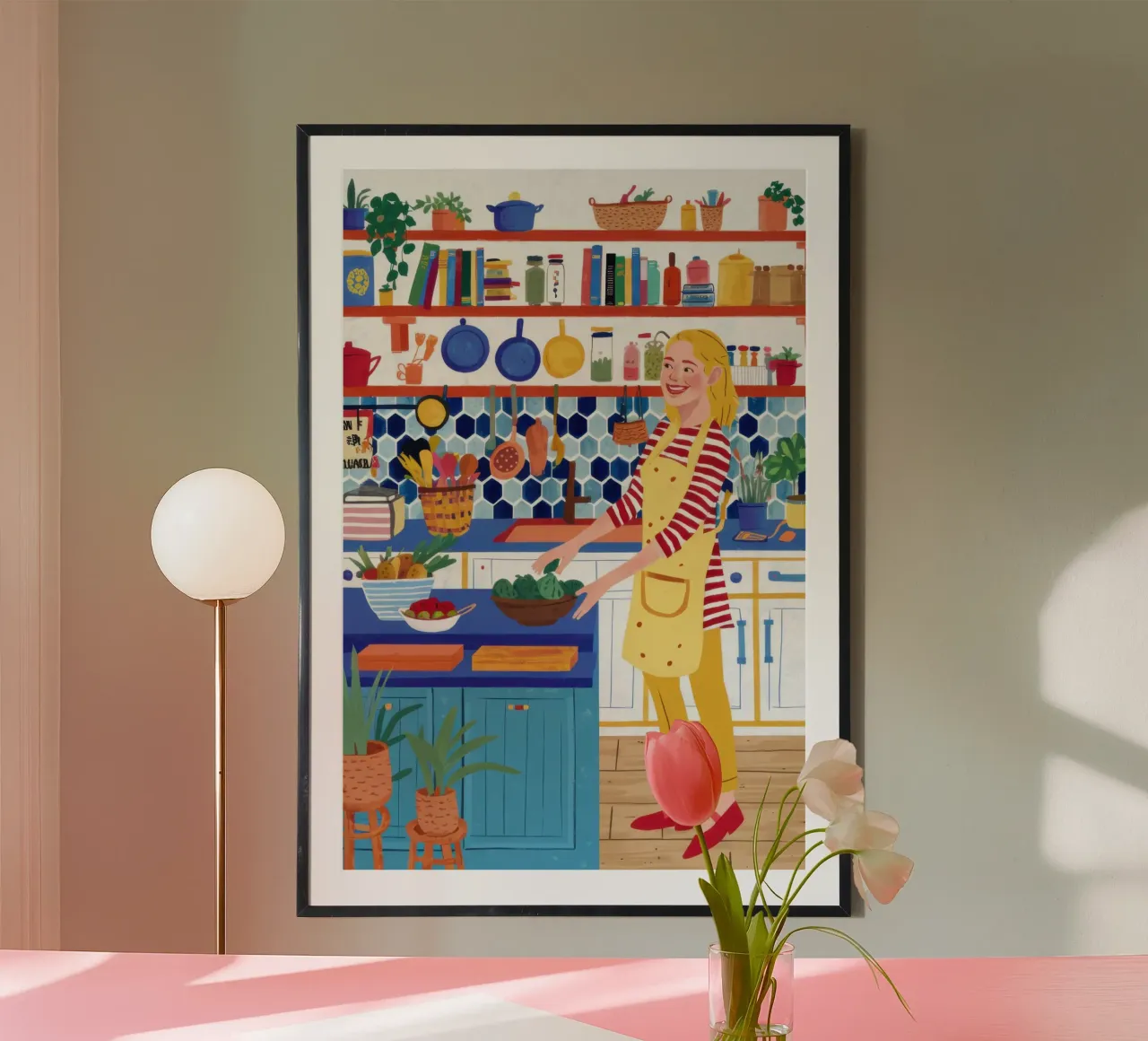 Cucina cromatica Comfort poster da Moon Revolver