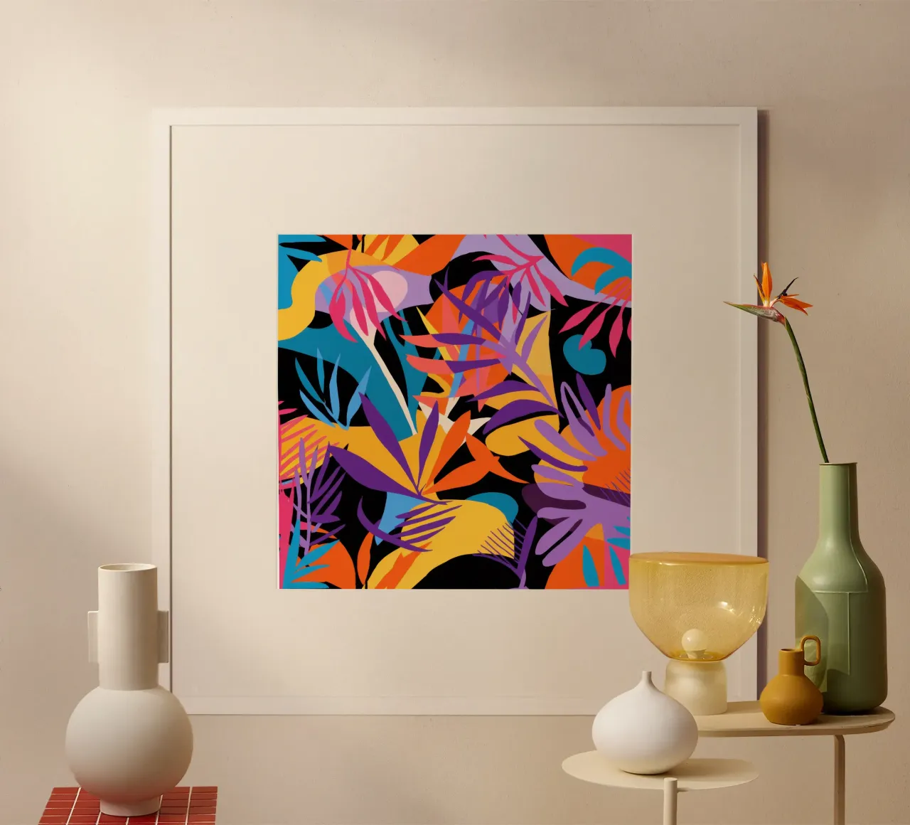 Danza tropicale notturna poster da Sure Paint