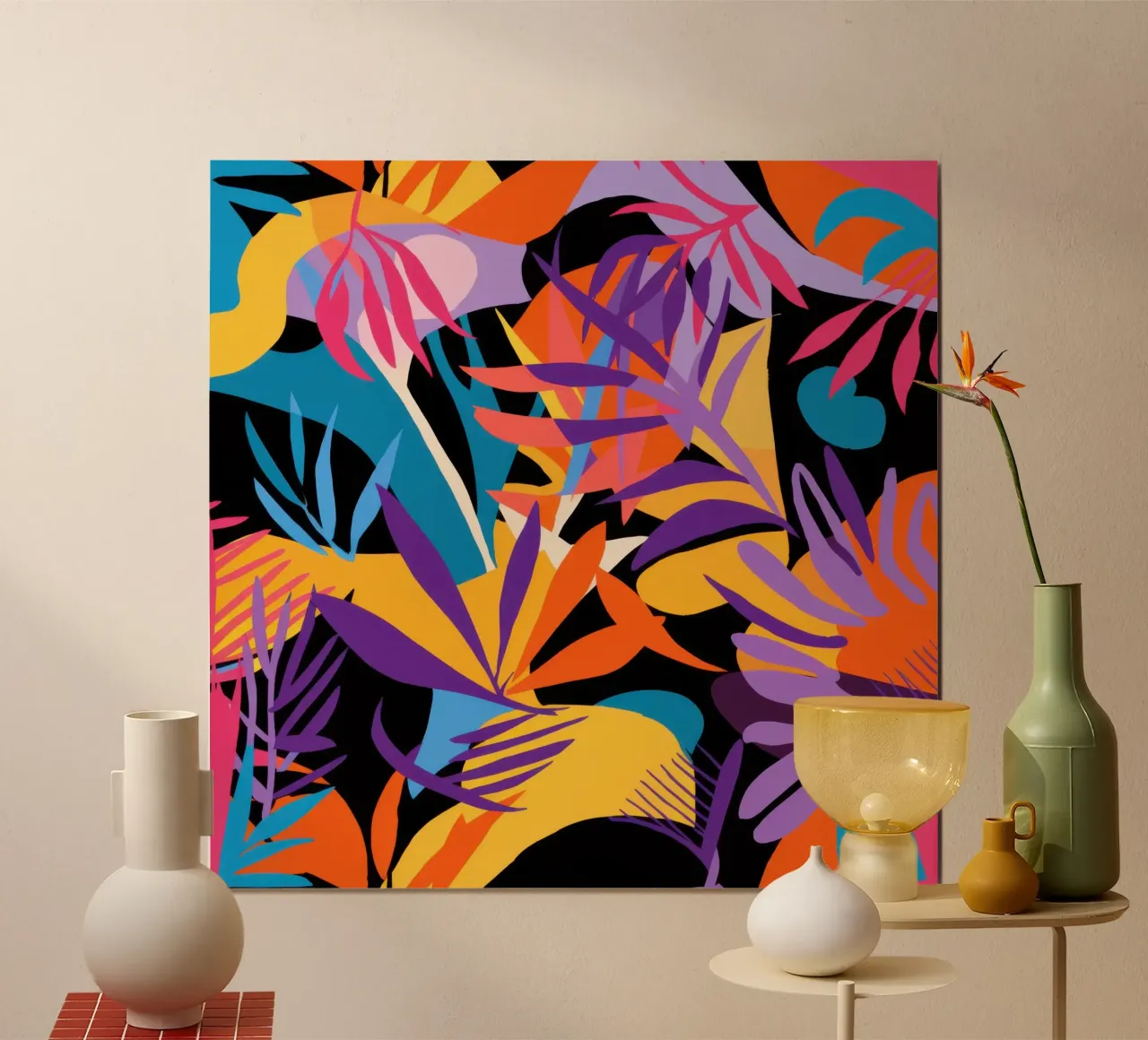 Danza tropicale notturna poster da Sure Paint