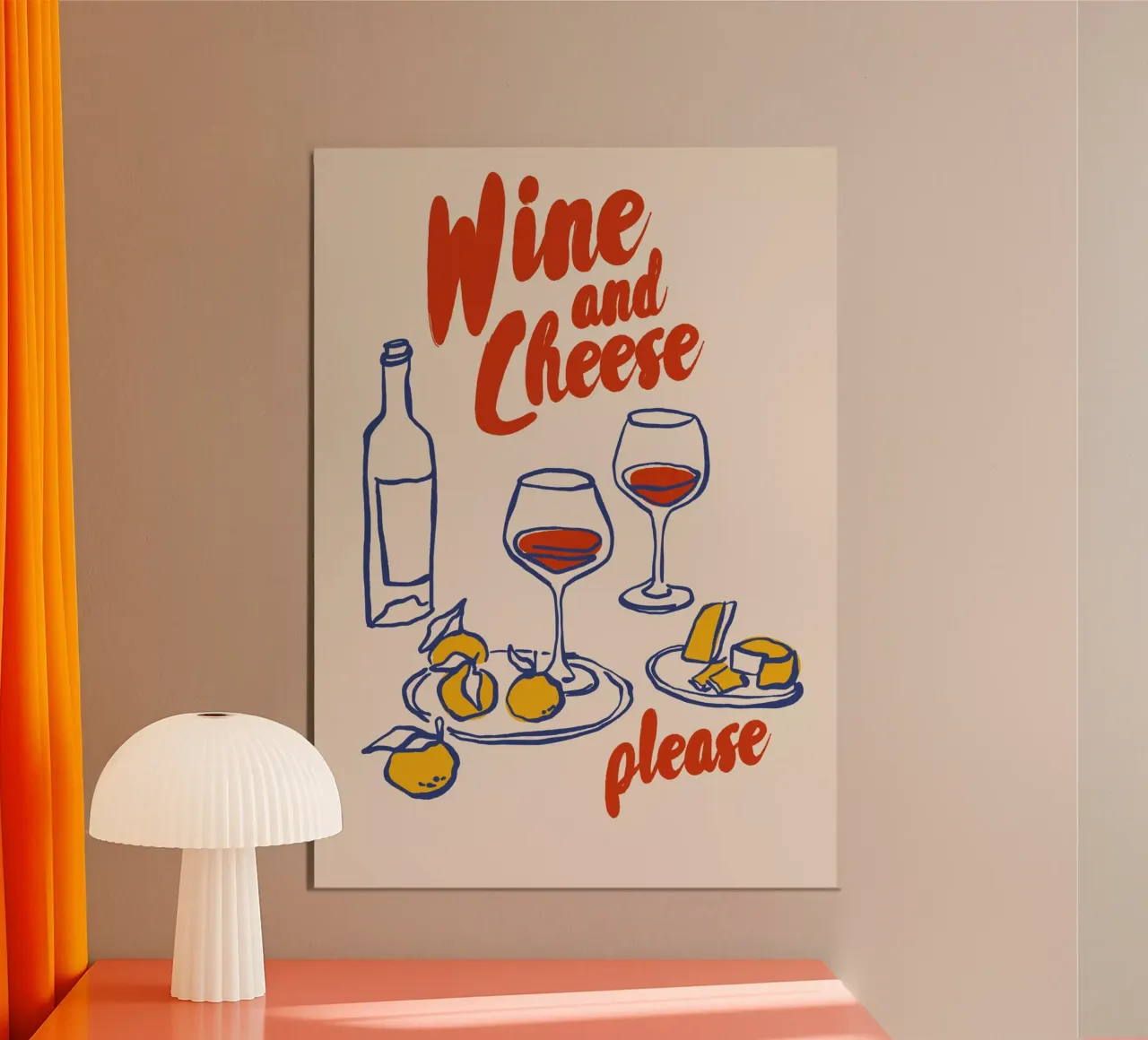 Boho Food 5 Cheese Please Hahnemühle von Boho Print Collection