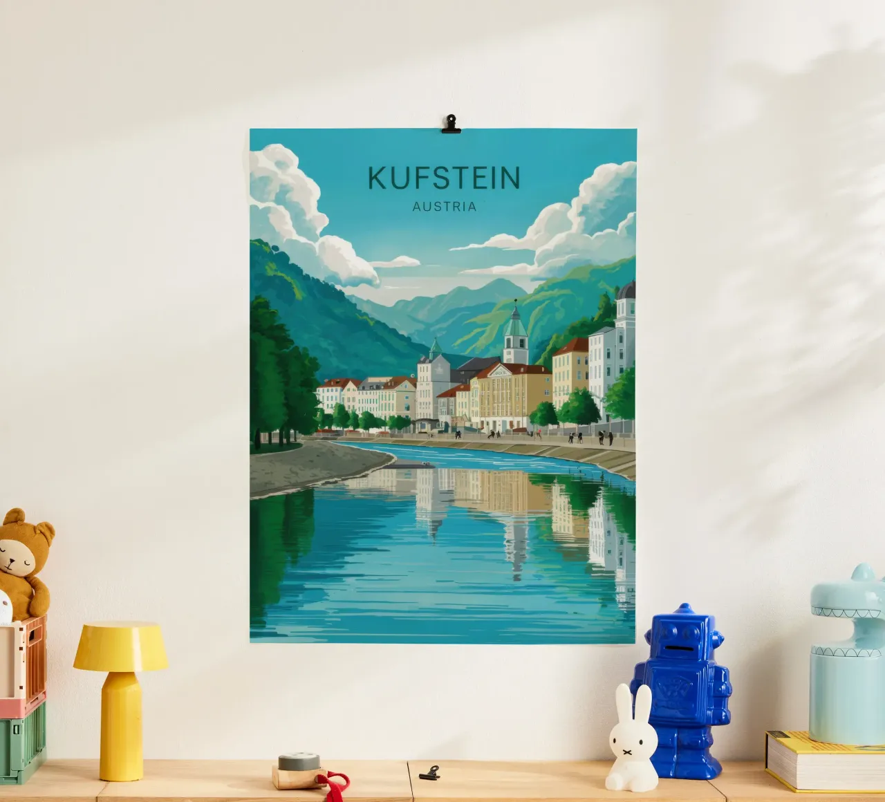 Serenità alpina austriaca poster da Moon Revolver