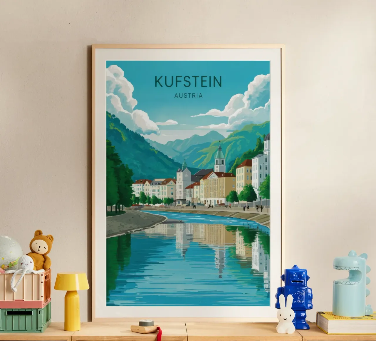 Serenità alpina austriaca poster da Moon Revolver