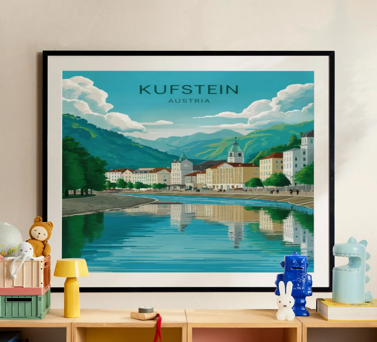 Serenità alpina austriaca poster da Moon Revolver