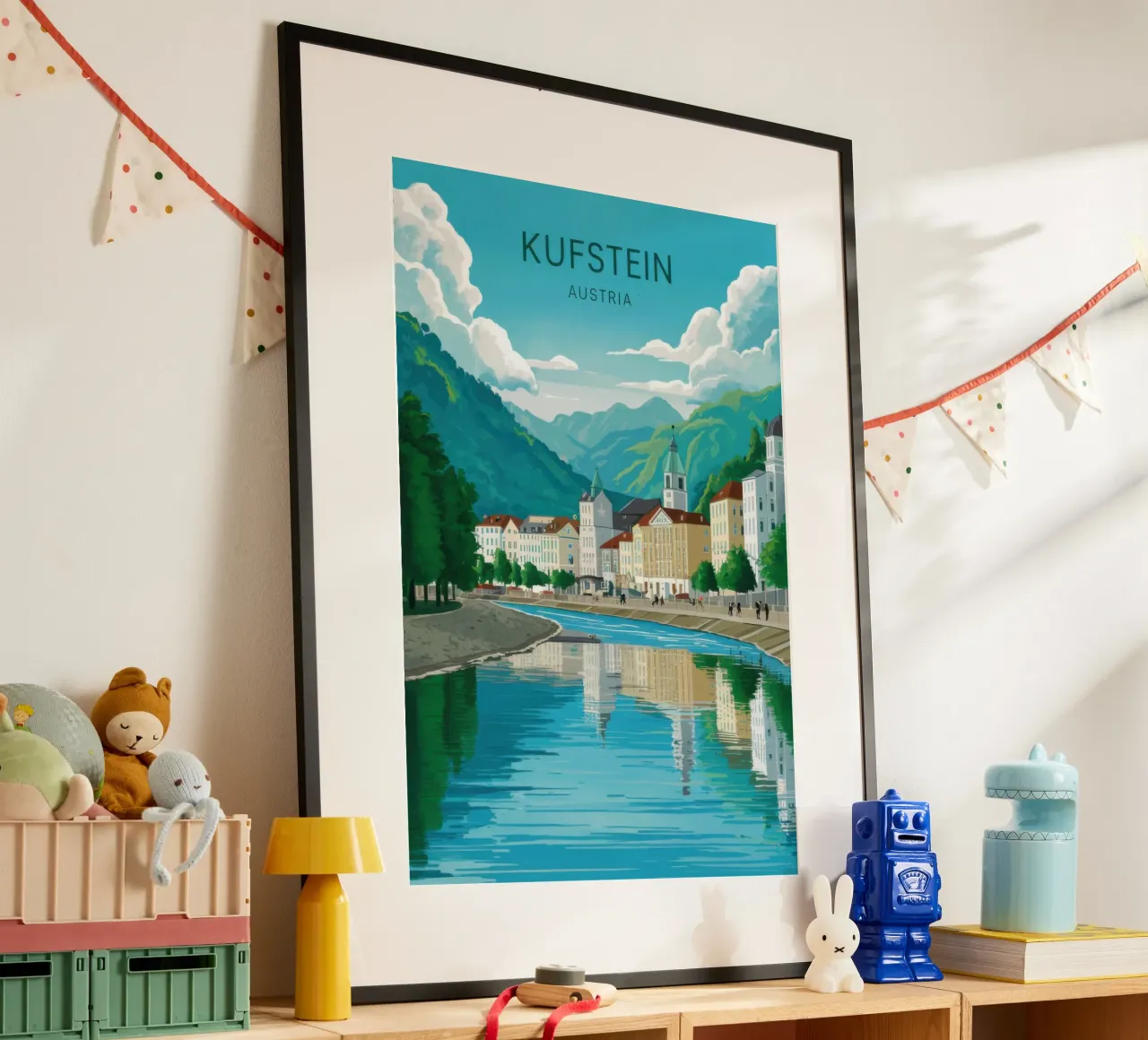 Serenità alpina austriaca poster da Moon Revolver