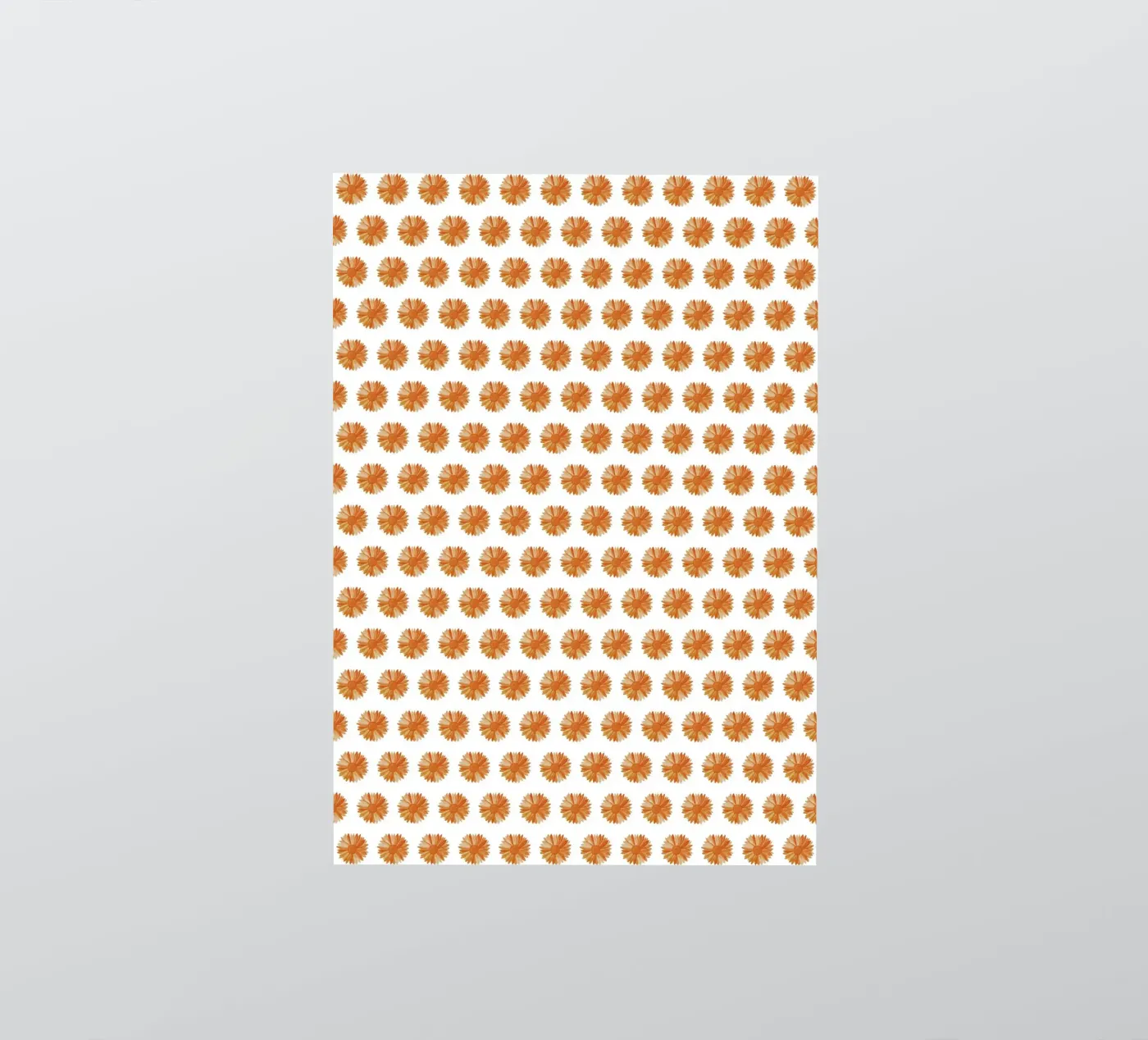 Orange Flower Pattern sticker by kathrinmay