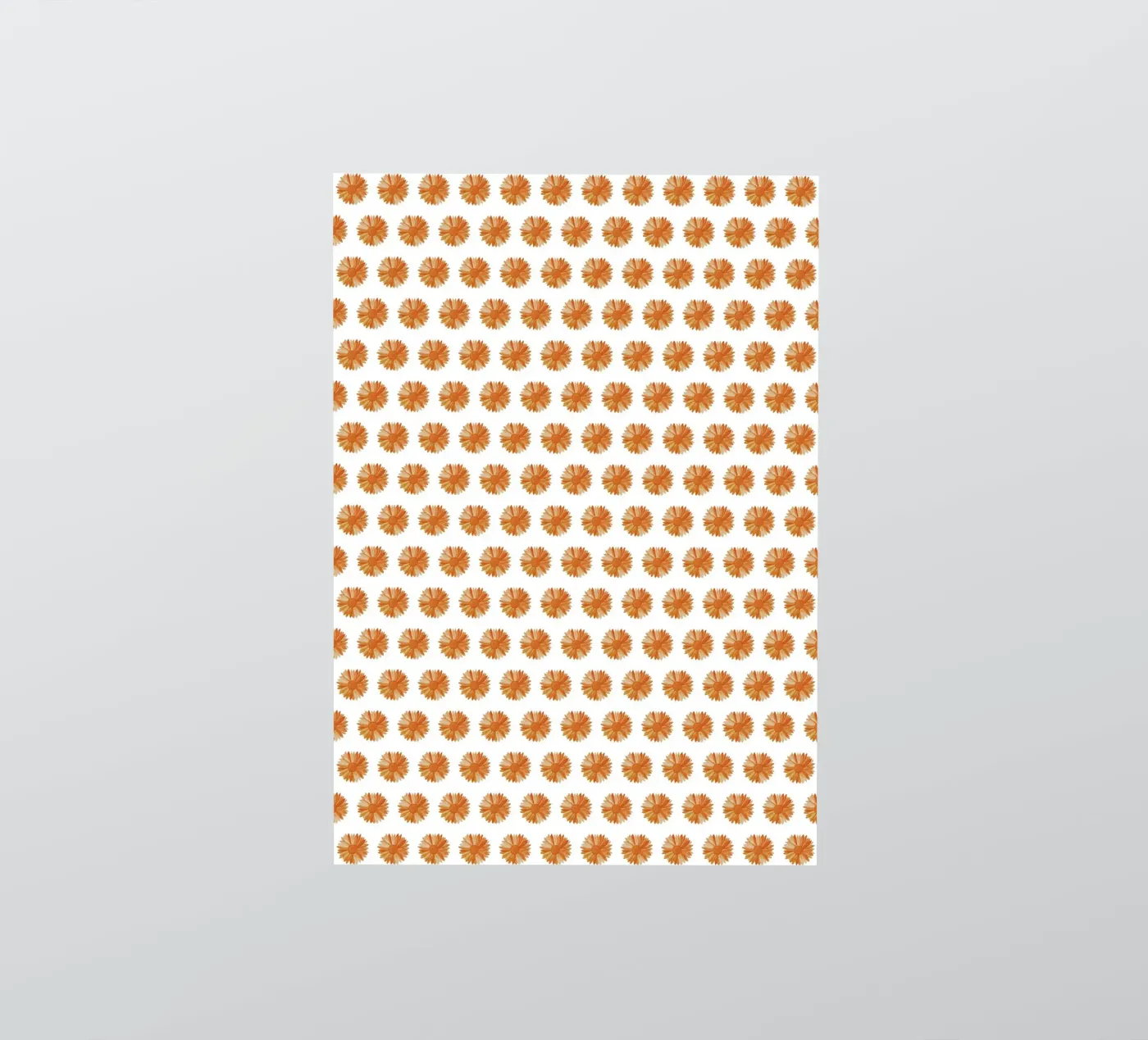 Orange Flower Pattern sticker by kathrinmay