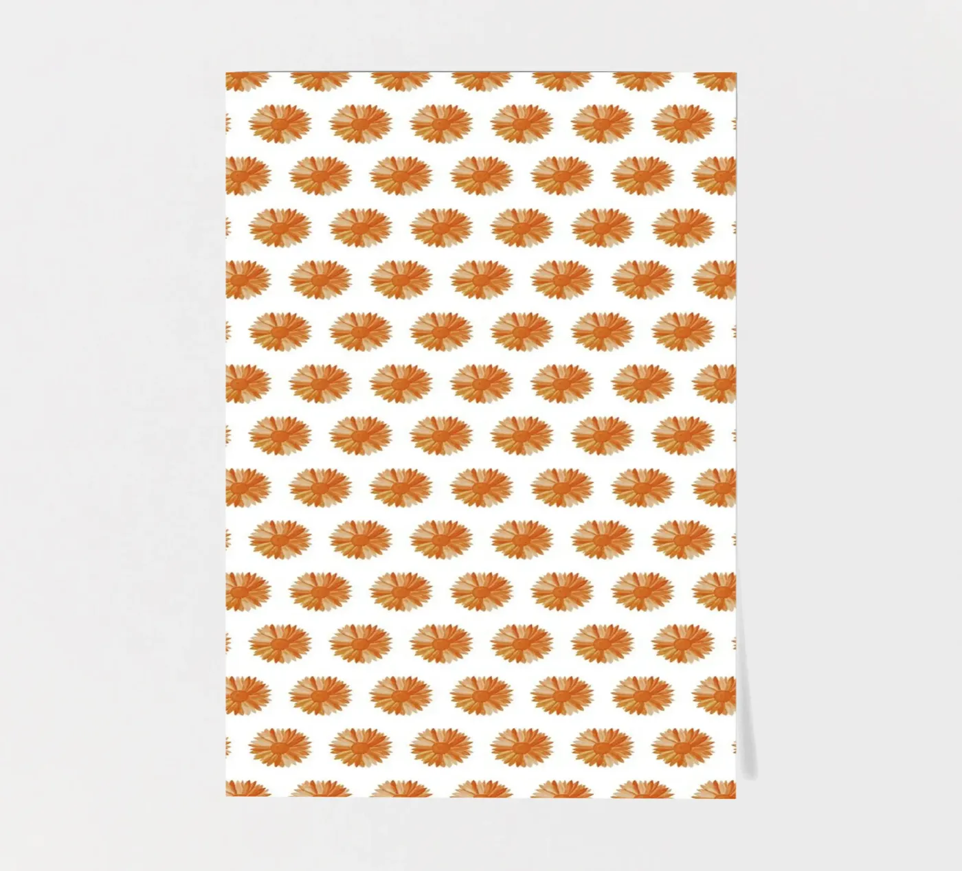 Orange Flower Pattern sticker sheet by kathrinmay