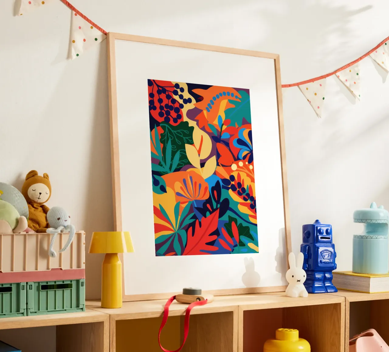Fusione floreale vulcanica poster da Sure Paint
