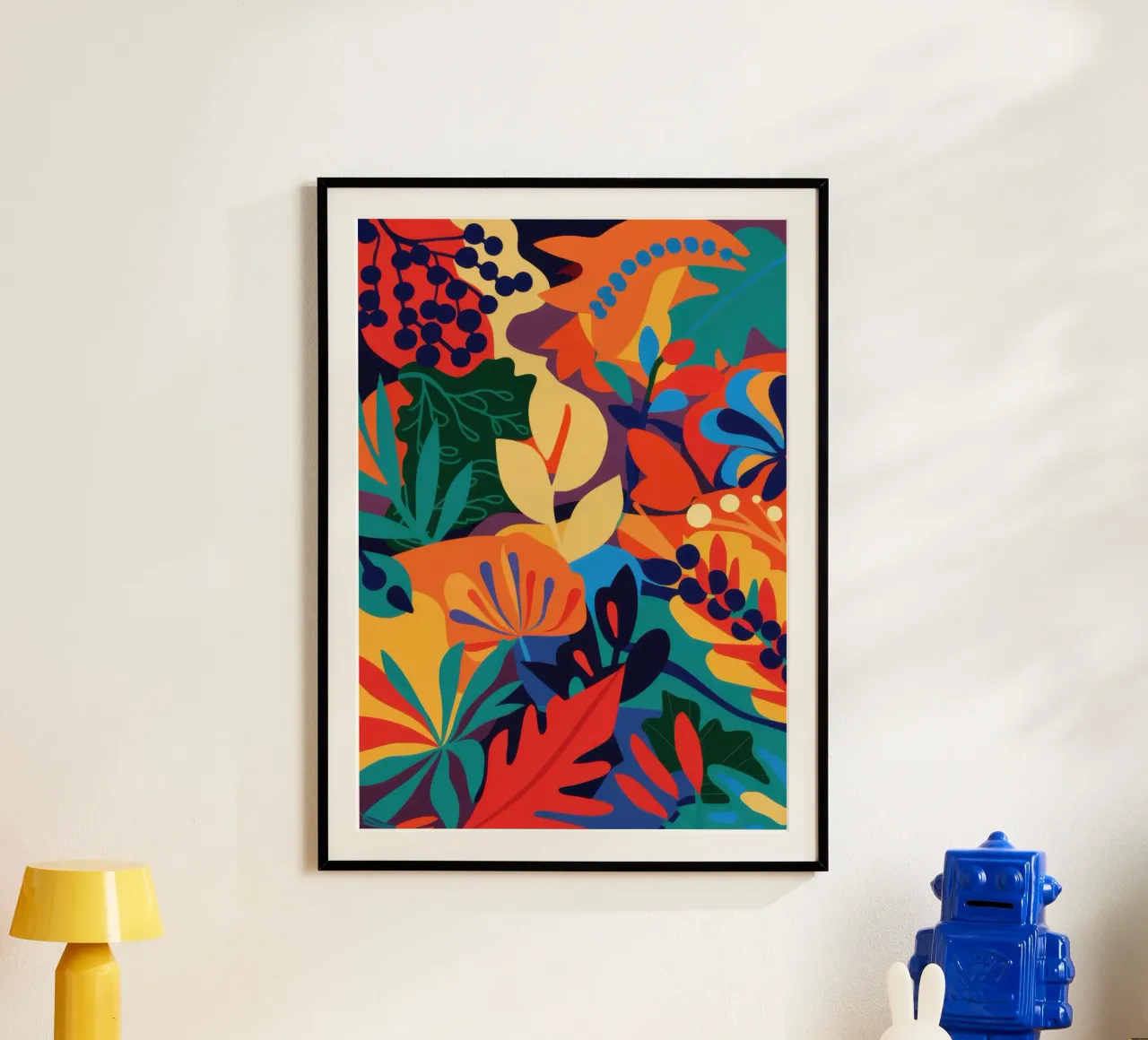 Fusione floreale vulcanica poster da Sure Paint