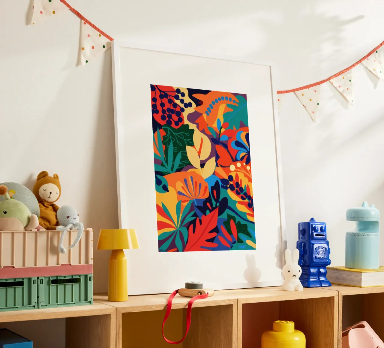Fusione floreale vulcanica poster da Sure Paint