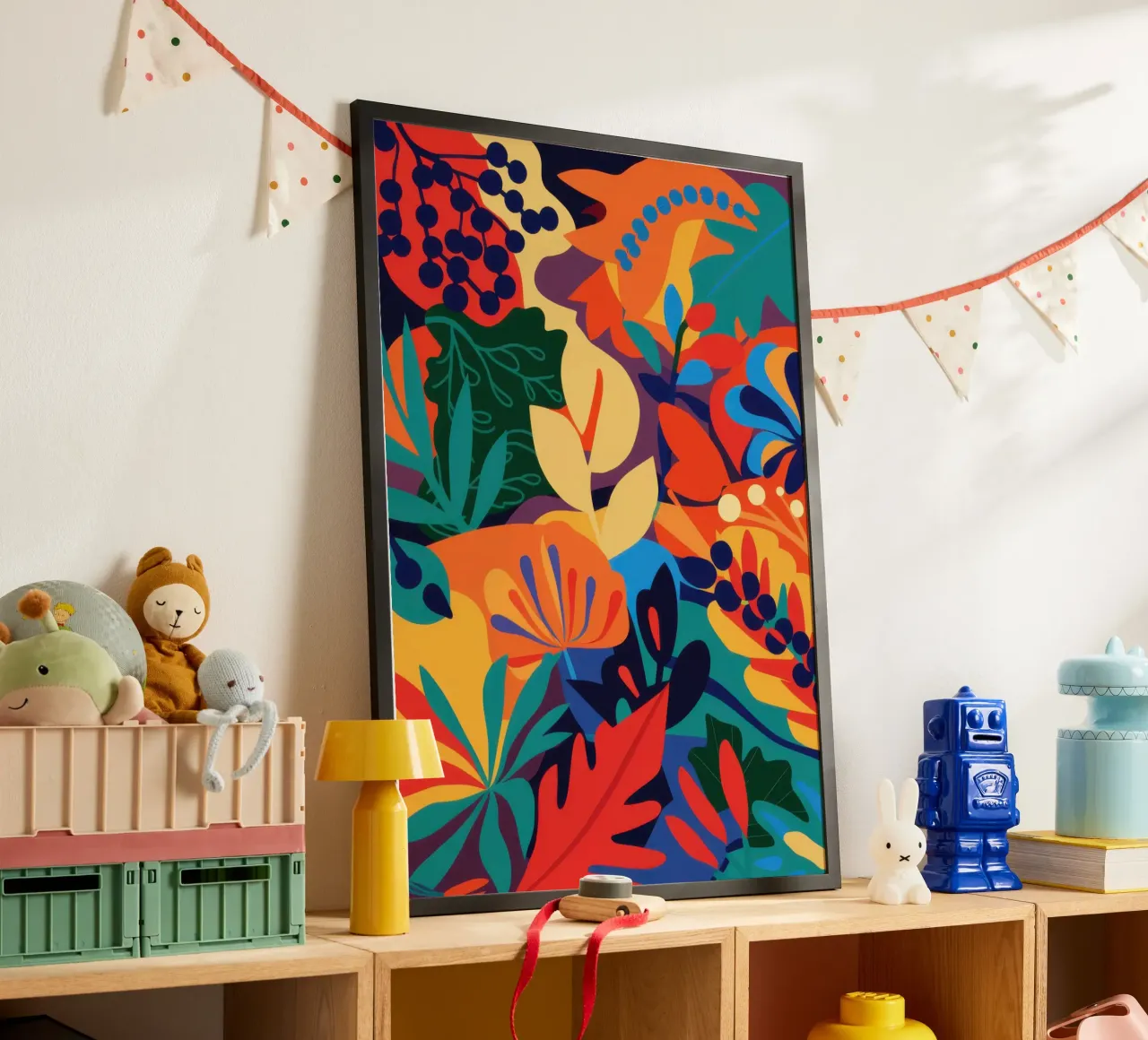 Fusione floreale vulcanica poster da Sure Paint
