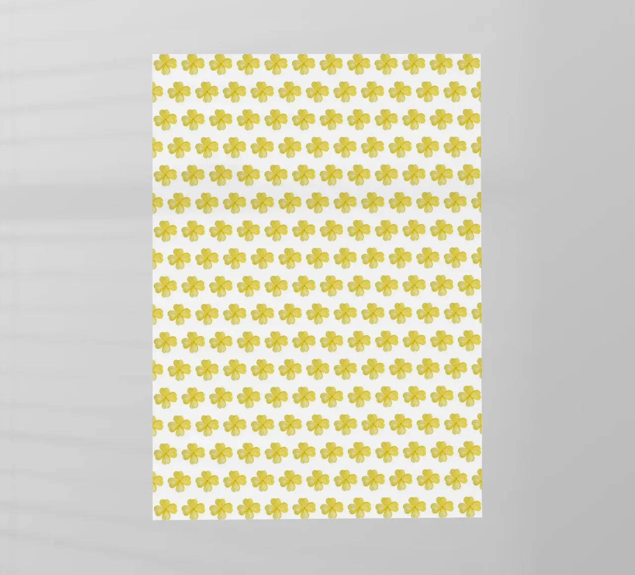 Yellow Flower Pattern pellicola backlit da kathrinmay