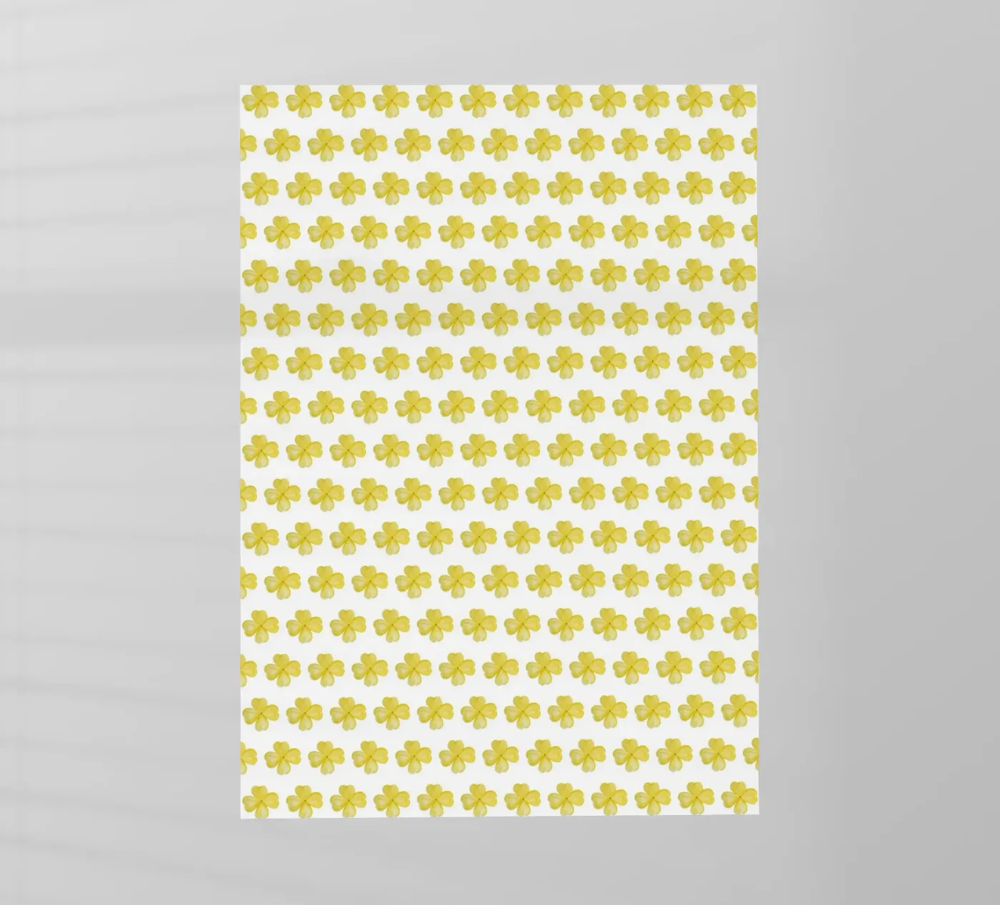 Yellow Flower Pattern pellicola backlit da kathrinmay