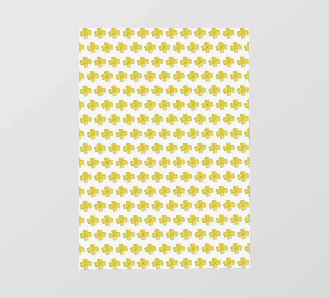 Yellow Flower Pattern pellicola backlit da kathrinmay