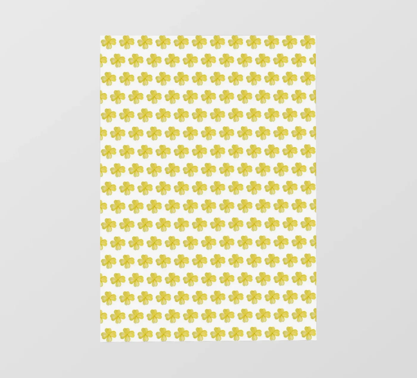 Yellow Flower Pattern pellicola backlit da kathrinmay