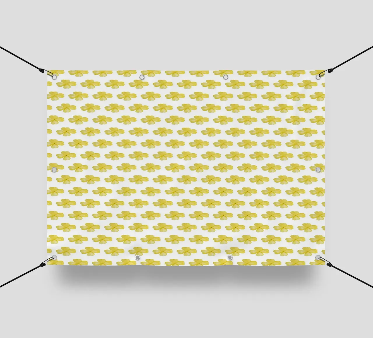 Yellow Flower Pattern telo in pvc da kathrinmay